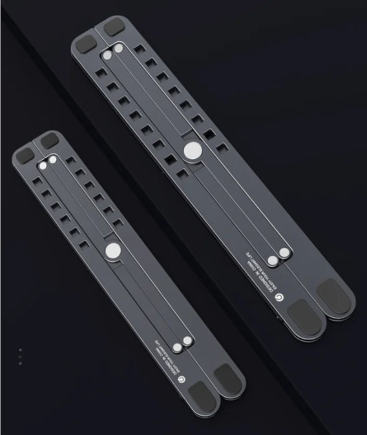 Adjustable Aluminum Laptop Stand Ergonomic Holder for MacBook, Lenovo & All Laptops
