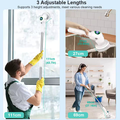 Wireless Electric Cleaning Brush Multifunctional Scrubber for Kitchen, Floor & Household Use