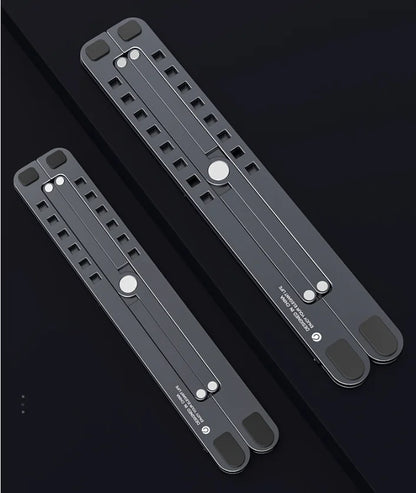 Adjustable Aluminum Laptop Stand Ergonomic Holder for MacBook, Lenovo & All Laptops